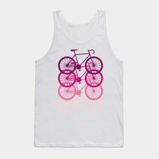 Bikes Pink Tank Top